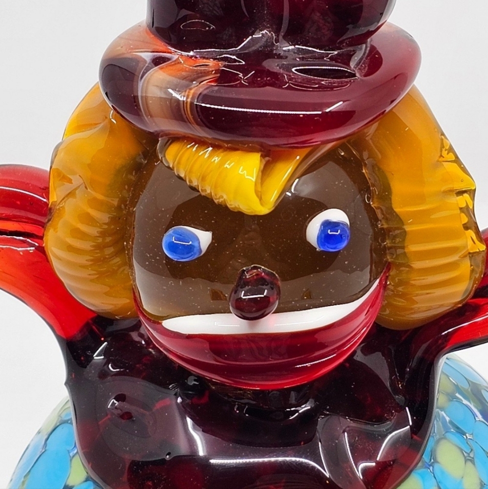 Murano Glass Clown Large Belly - Picture 8 of 8